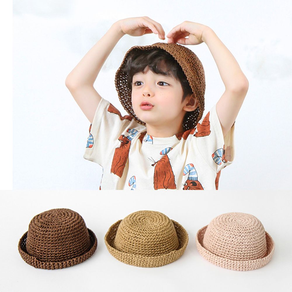 Toddler girl shop straw fedora hats